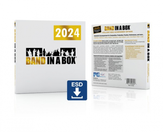 Band-in-a-Box 2024 MegaPAK PC Upgr./Crossg. - Download