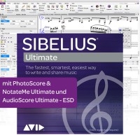 Sibelius Ultimate Dauerlizenz + PhotoScore & NotateMe Ultimate + AudioScore Ultimate - Download