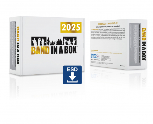 Band-in-a-Box 2025 MegaPAK MAC - Download
